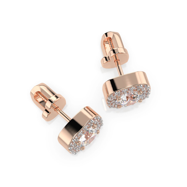 Златно бижу Cara обеци с диаманти 0.80+0.20 ct GIA сертификат K102-10152R