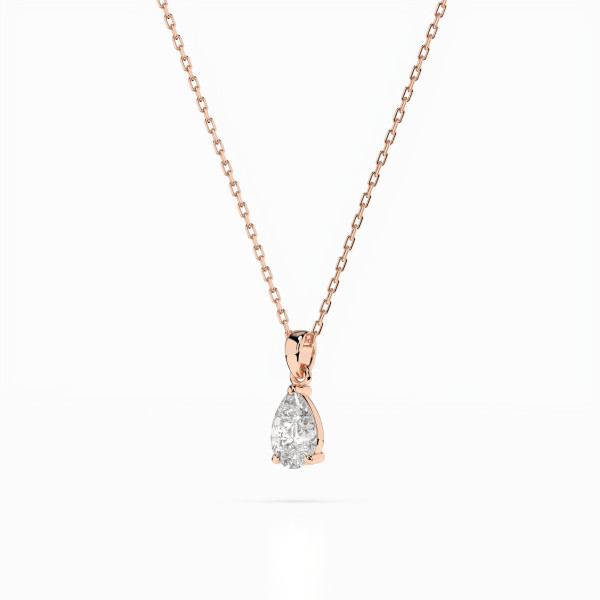 CARA Златно колие с диамант 0,30 ct GIA сертификат K104-10067R PAR