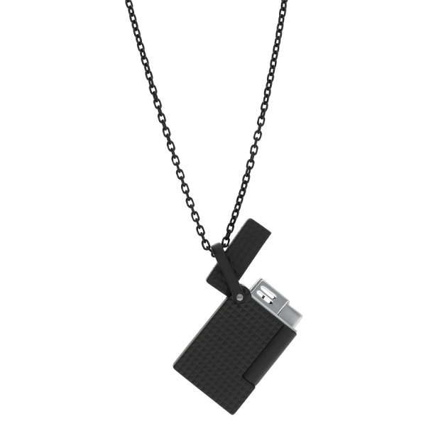 Запалка S.T.Dupont Lighter Necklace Diamond Head Black K27068CH