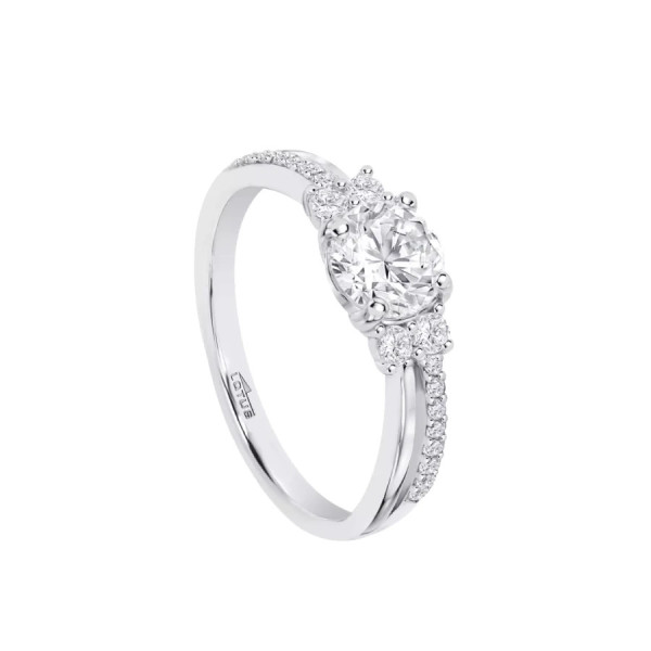 LOTUS SILVER LOVE RING SILVER RING LP3786-3/112