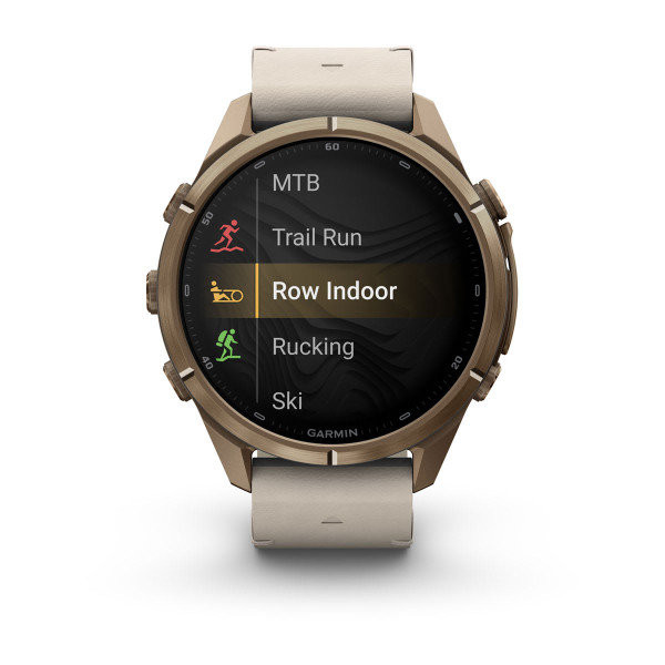 Garmin Fenix 9 Pro inReach Autumn Gold Titanium с Bone кожена каишка 010-04335-41