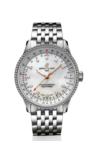 BREITLING NAVITIMER AUTOMATIC 35 LADIES WATCH A17395211A1A1