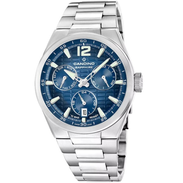 часовник candino c4796/1 мъжки модел син циферблат classicwatches.bg
