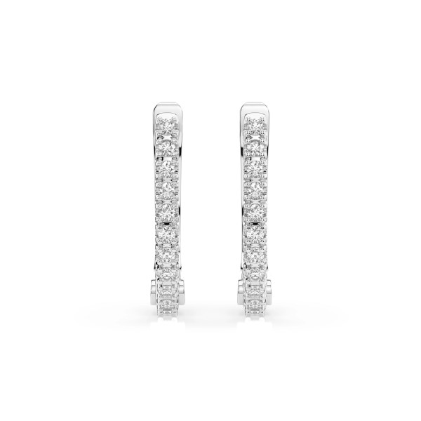 Cara обеци с диаманти 0.18 ct – ЗЛАТНО БИЖУ 14К K102-10076W/14K