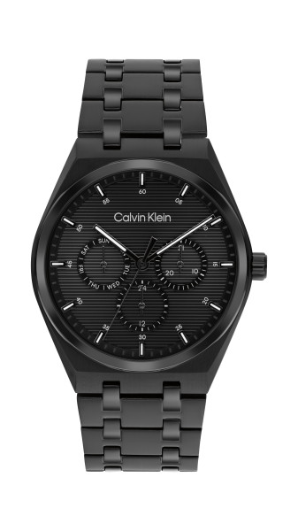часовник calvin klein 25200522 мъжки черен циферблат и корпус с черно PVD покритие classicwatches.bg