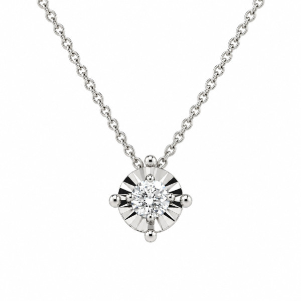 Cara Diamanti gold necklace with diamond CLN1559W/0.15ctSI/H