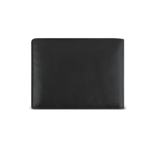 Мъжки кожен портфейл Bugatti - Black Magic 4CC, черен, с RFID защита
