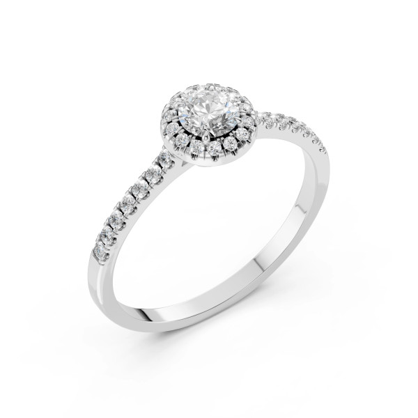 Cara пръстен с диаманти 0.35+0.29 ct GIA сертификат – ЗЛАТНО БИЖУ 14К K101-10095W(4.5)/14K