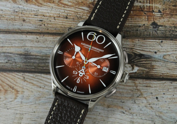 ALEXANDER SHOROKHOFF HAPPY SECOND ORANGE 42MM LIMITED EDITION 50PCS AS.HS-07