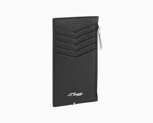 Калъф за документи S.T.Dupont NEO CAPSULE BLACK CARD HOLDER WITH COIN POCKET 180227