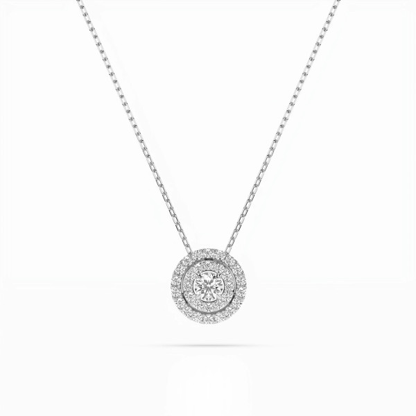 Cara колие с диаманти 0.09+0.15 ct – ЗЛАТНО БИЖУ 14К K104-10043W/14K