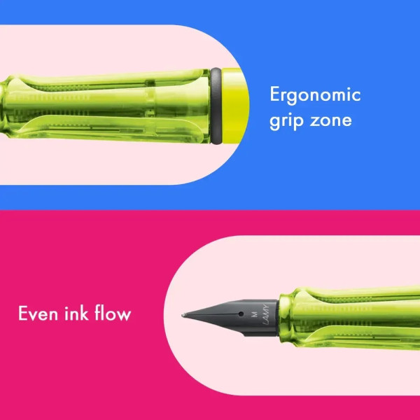 FOUNTAIN PEN LAMY SAFARI - NEON YELLOW, M NIB