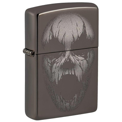 Запалка Zippo Screaming Monster Design, Black Ice Finish 49799