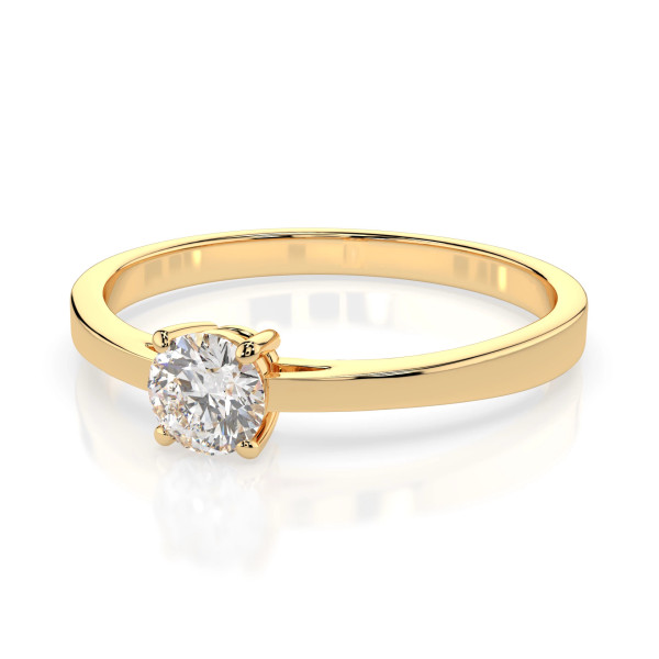 Cara пръстен с диамант 0.30 ct GIA сертификат – ЗЛАТНО БИЖУ 14К K101-10012/1Y(4.2)/14K