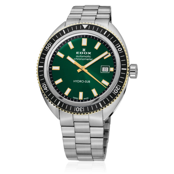 Edox Hydro-Sub Date Automatic Chronometer Limited Edition 500PCS 80128 357JNM VID