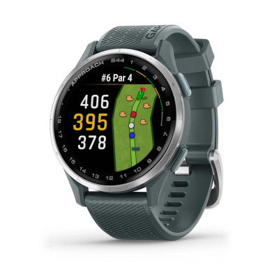 GARMIN APPROACH S44 -  Silver Aluminium безел с Twilight силиконова каишка