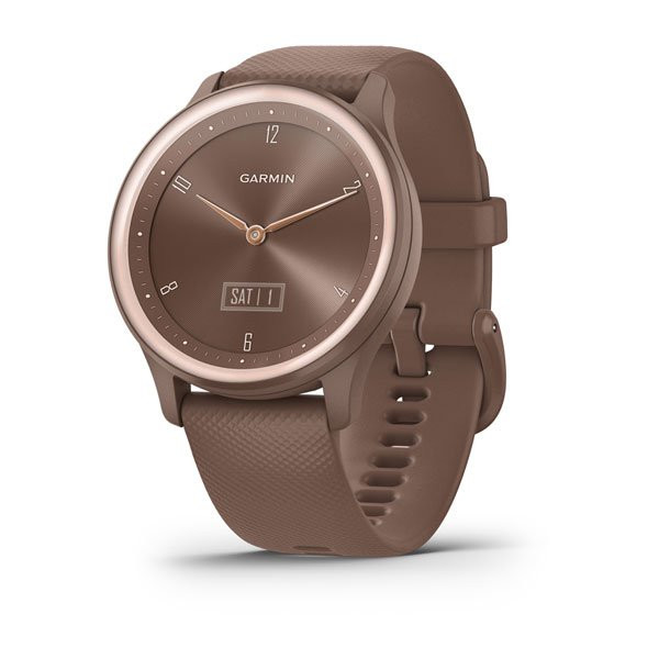 GARMIN VIVOMOVE SPORT COCOA КОРПУС И СИЛИКОНОВА КАИШКА С PEACH GOLD АКЦЕНТИ 010-02566-02