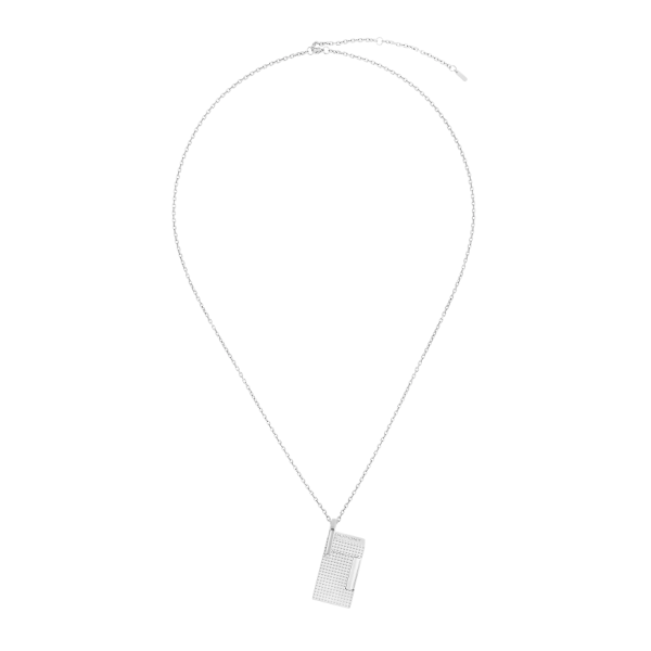 Запалка S.T.Dupont Lighter Necklace Diamond Head Silver K27066CH