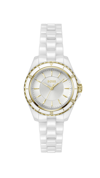 HUGO BOSS 1502850 дамски часовник с бял циферблат