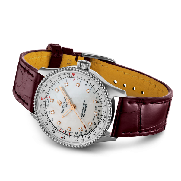 BREITLING NAVITIMER AUTOMATIC 35 LADIES WATCH A17395211A1P1