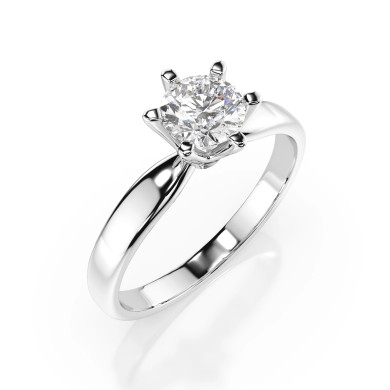 Златен пръстен с диамант CARA 0.50 ct GIA сертификат K101-10040W