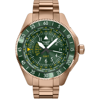 ЧАСОВНИК AVIATOR AIRACOBRA GMT 42.8MM V.1.37.2.309.5