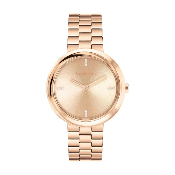 Calvin Klein 25100095 дамски часовник розово злато ClassicWatches.bg

