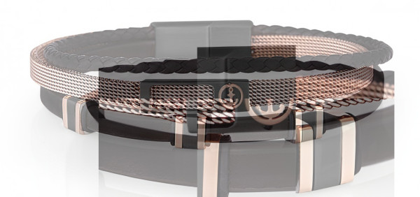 DANIEL KLEIN MEN'S BRACELET DKJ.4.2135-4