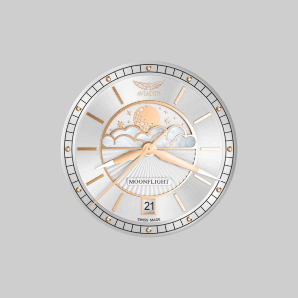 АVIATOR DOUGLAS MOONFLIGHT 36MM V.1.33.2.251.4