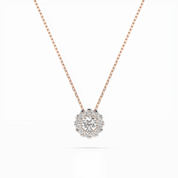 Cara колие с диаманти 0.10+0.10 ct – ЗЛАТНО БИЖУ 14К K104-10044R(3.0)/14K