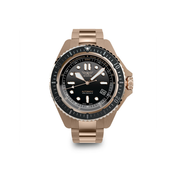 aviator v.1.43.2.363.5 автоматичен часовник отпред ClassicWatches.bg
