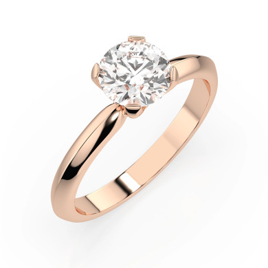 Златен пръстен с диамант CARA 0.70 ct GIA сертификат K101-10089R