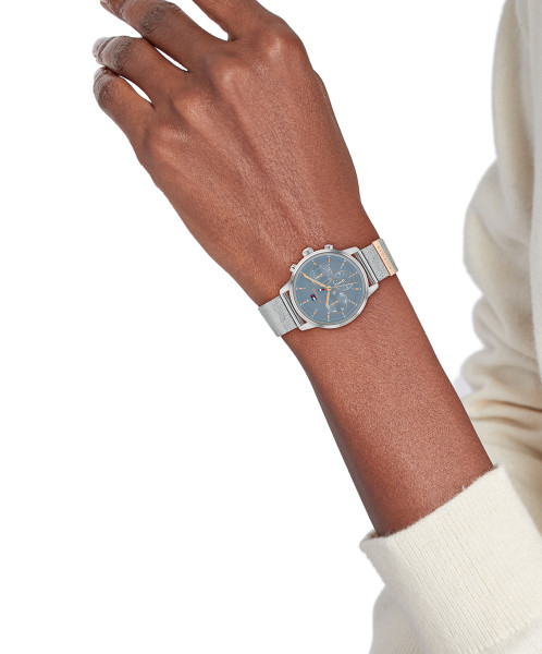 часовник tommy hilfiger 1782807 дамски син циферблат classicwatches.bg