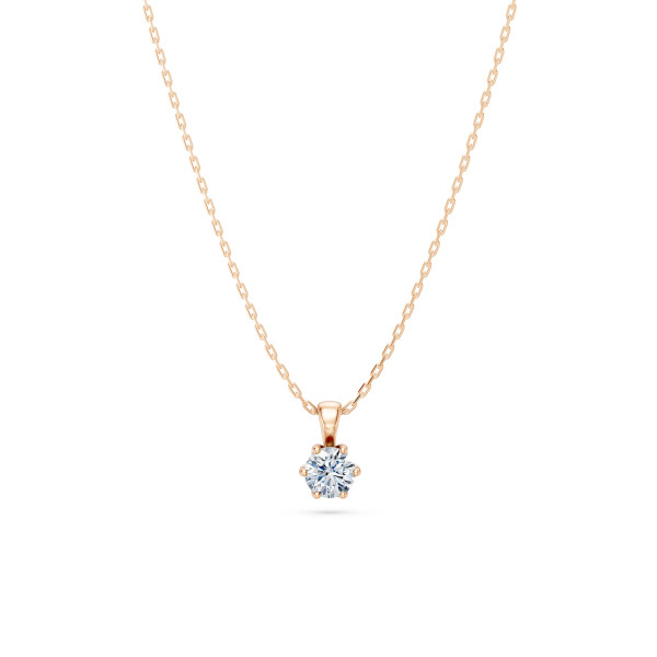 Cara колие с диамант 0.30 ct GIA сертификат – ЗЛАТНО БИЖУ 14К K104-10004R(4.2)/14K