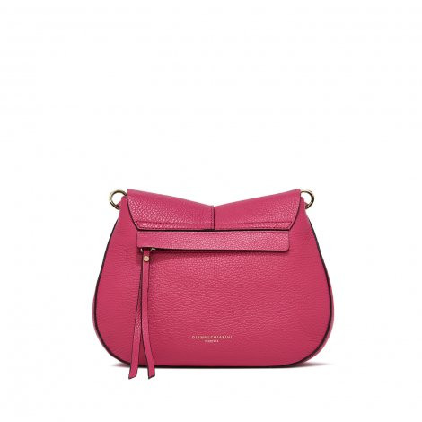 Дамска чанта естествена кожа- ръчна изработка Gianni Charini 6037/PINK