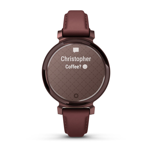 Garmin Lily 2 Classic Dark Bronze with Mulberry leather strap 010-02839-73