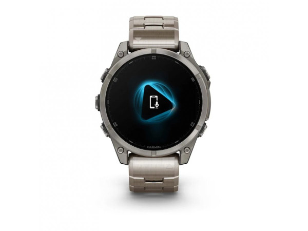 GARMIN FENIX 8 47MM AMOLED SAPPHIRE TITANIUM С VENTED ТИТАНИЕВА КАИШКА 010-02904-40