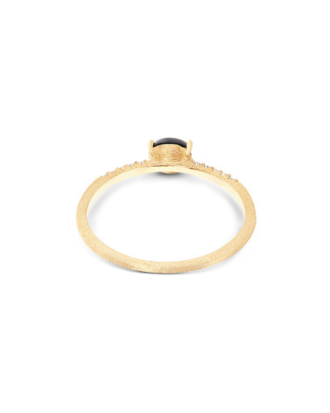 NANIS DANCING MYSTERY BLACK ONYX ПРЪСТЕН ОНИКС, ДИАМАНТИ AS9-599