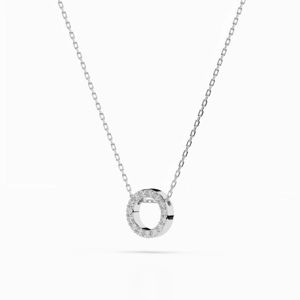 Cara колие с диаманти 0.09 ct – ЗЛАТНО БИЖУ 14К K104-10028W/14K