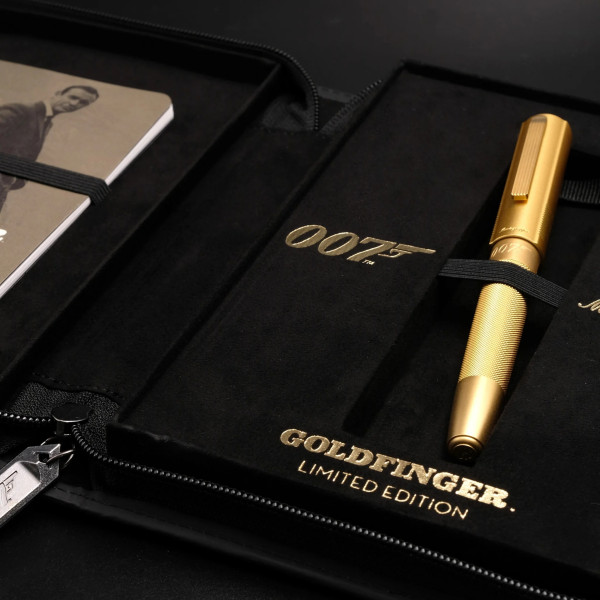 Ролер Montegrappa 007 Goldfinger ISBJRRUY златист 18K Limited Edition – classicwatches.bg
Ролер Montegrappa 007 Goldfinger ISBJRRUY италиански луксозен модел – classicwatches.bg
