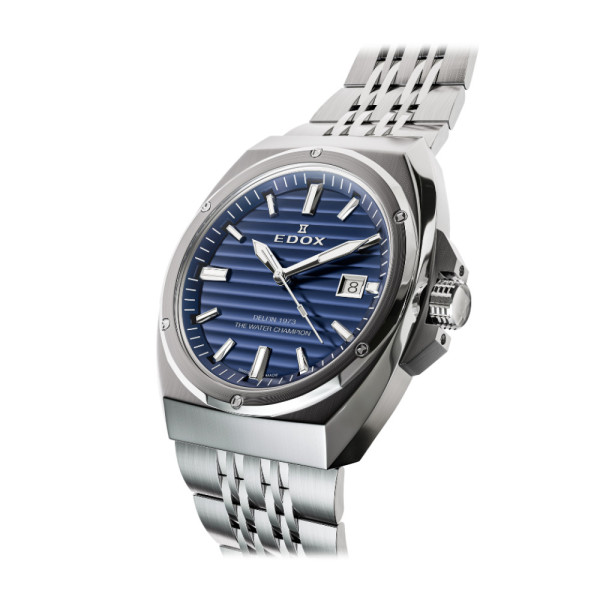 Edox Delfin 1973 син циферблат 41 мм