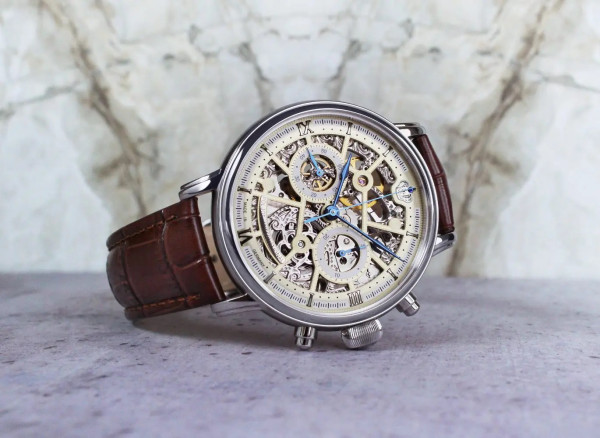 POLJOT INTERNATIONAL CHRONOGRAPH NICOLAI II SKELETON 43MM LIMITED EDITION 100PIECES 2901.194S012