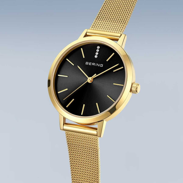 Дамски часовник Bering Classic Polished Gold 13434-332