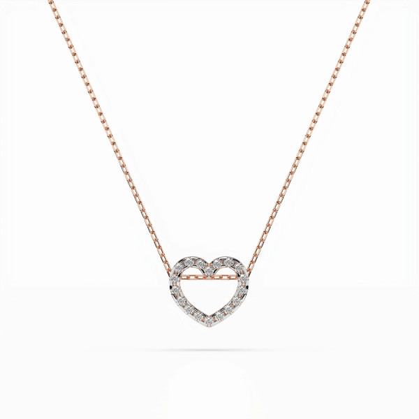Cara колие с диаманти 0.09 ct – ЗЛАТНО БИЖУ 14К K104-10051R/14K