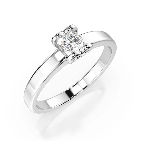 Cara пръстен с диамант 0.15 ct – ЗЛАТНО БИЖУ 14К K101-10013W(3.4)/14K