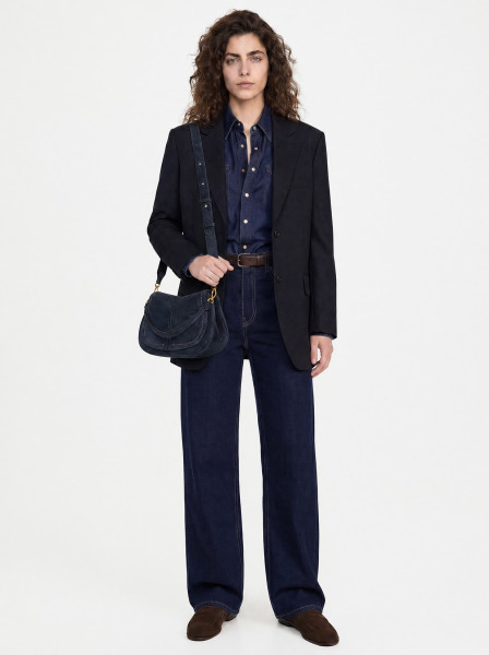 Дамска чанта Gianni Chiarini Helena Round BS 12619 CM-PL-14596 Notturno