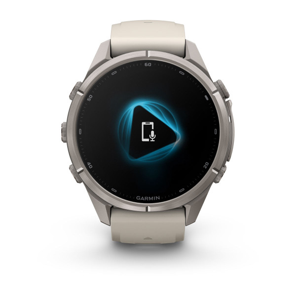 Garmin Fenix 9 Pro inReach Titanium с Fog Grey/Dark Sandstone силиконова каишка 010-04335-81