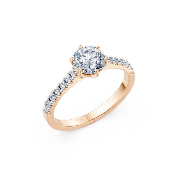 Cara пръстен с диаманти 1.00+0.25 ct – ЗЛАТНО БИЖУ 14К K101-10093R(6.5)/14K