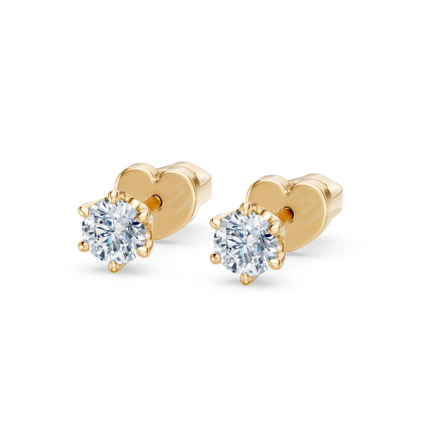 Cara обеци с диаманти 0.60 ct GIA сертификат – ЗЛАТНО БИЖУ 14К K102-10040/1Y(4.2)/14K