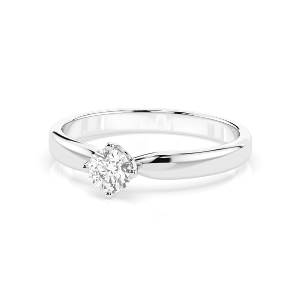 CARA Златен пръстен с диамант 0.40 ct GIA сертификат K101-10021W